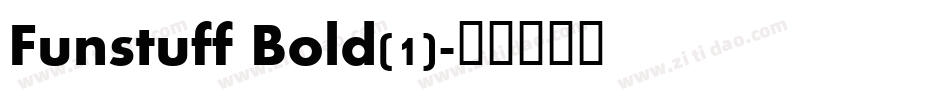 Funstuff Bold(1)字体转换